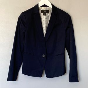 Navy blue Ann Taylor suit jacket